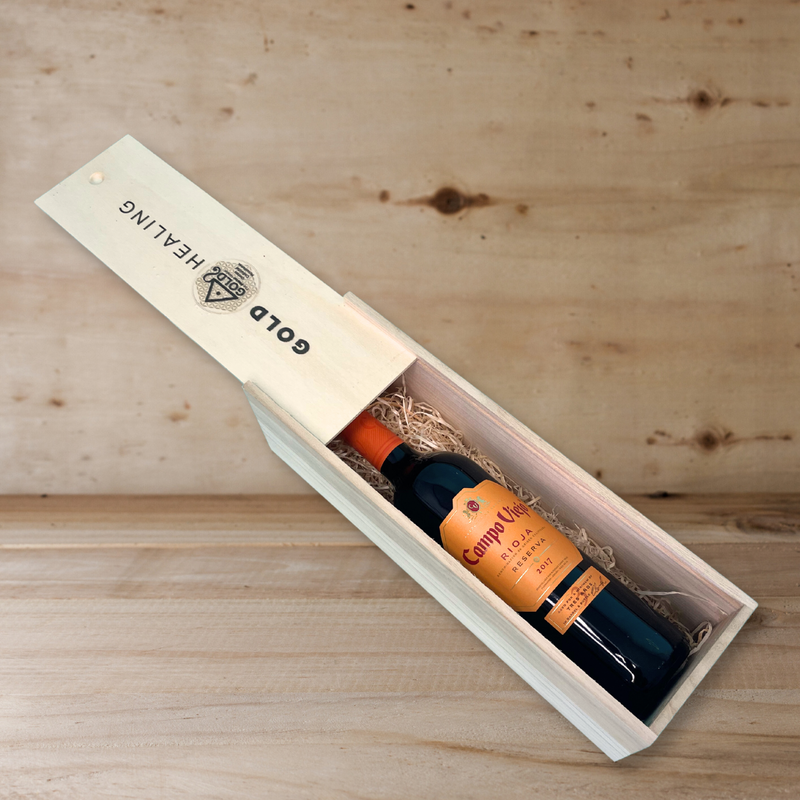 Wooden Bottle Boxes Printed Sample